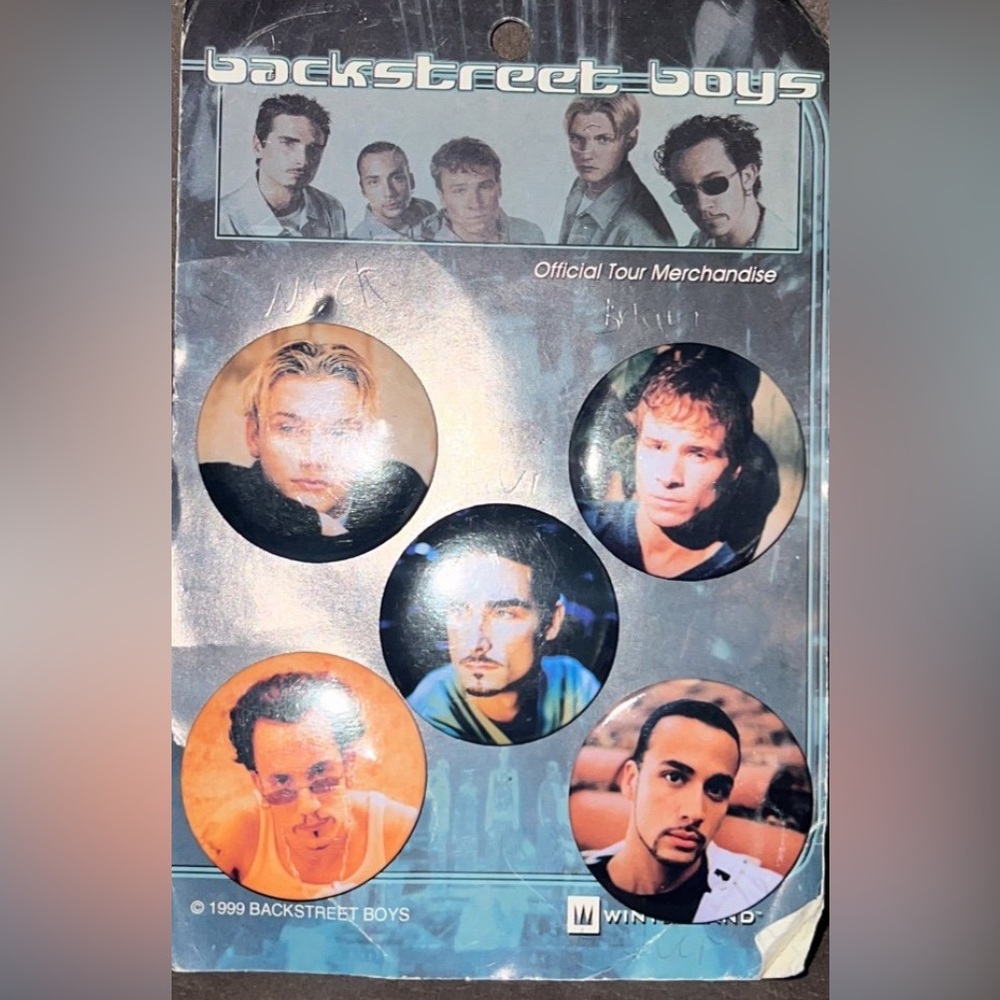 1999 Backstreet Boys pin set